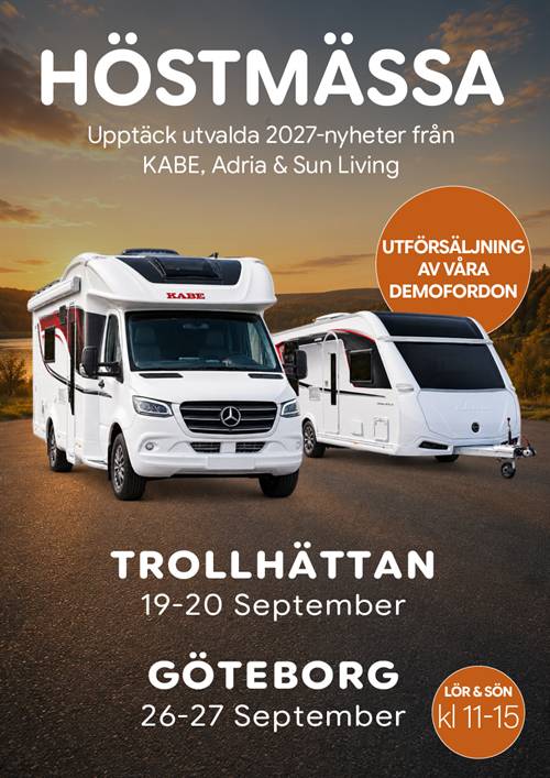 fritidscenter höstmässa - trollhättan 19-20 September och Göteborg 26-27 September
